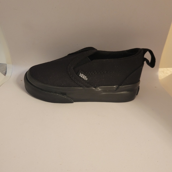 Vans Kids Slip-On Shoes Black/Black Infant/Toddler 4.5 NWT - Picture 11 of 12